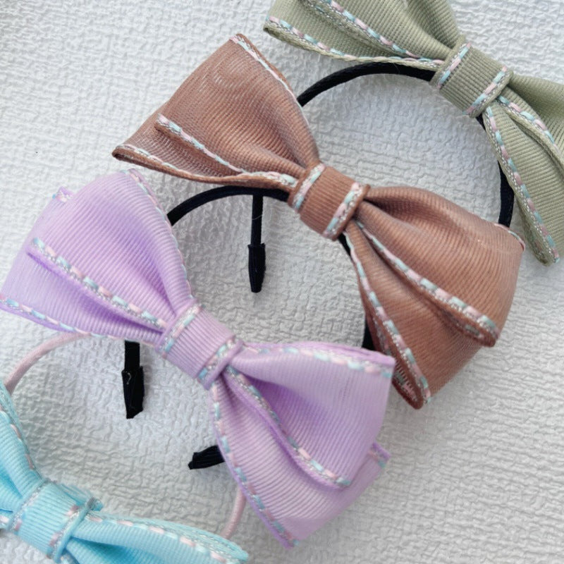 17cm Doll Hairpin - Elegant Bow Design with Adjustable Fit,6.7 Inches Cute Doll Clothes for Dolls Accessories, Dress Up Clothes for Plush Doll(NO Doll)