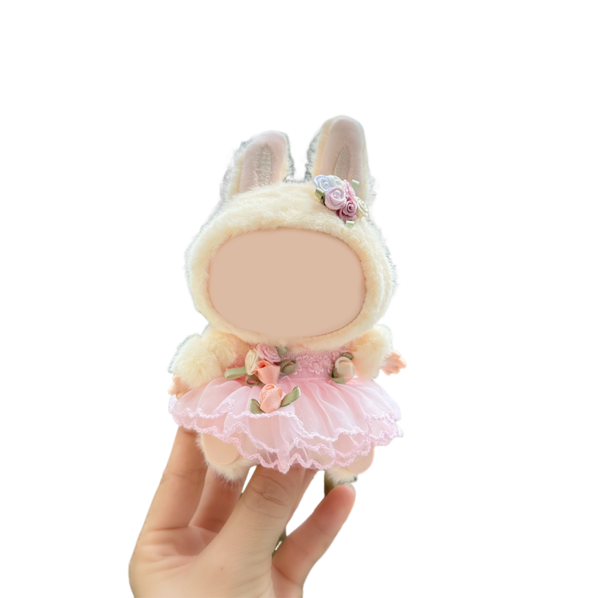 Labubu Clothes for Doll,La bu bu Outfit Doll,Doll Princess Skirt,17cm Doll Clothes Suitable for 17cm la bu bu Dolls Accessories