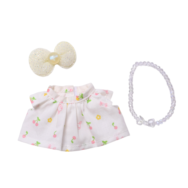 17cm Doll Clothes,6.7 Inches Cute Doll Clothes Suitable for Dolls Accessories, Dress Up Clothes for 17cmPlush Doll(NO Doll)