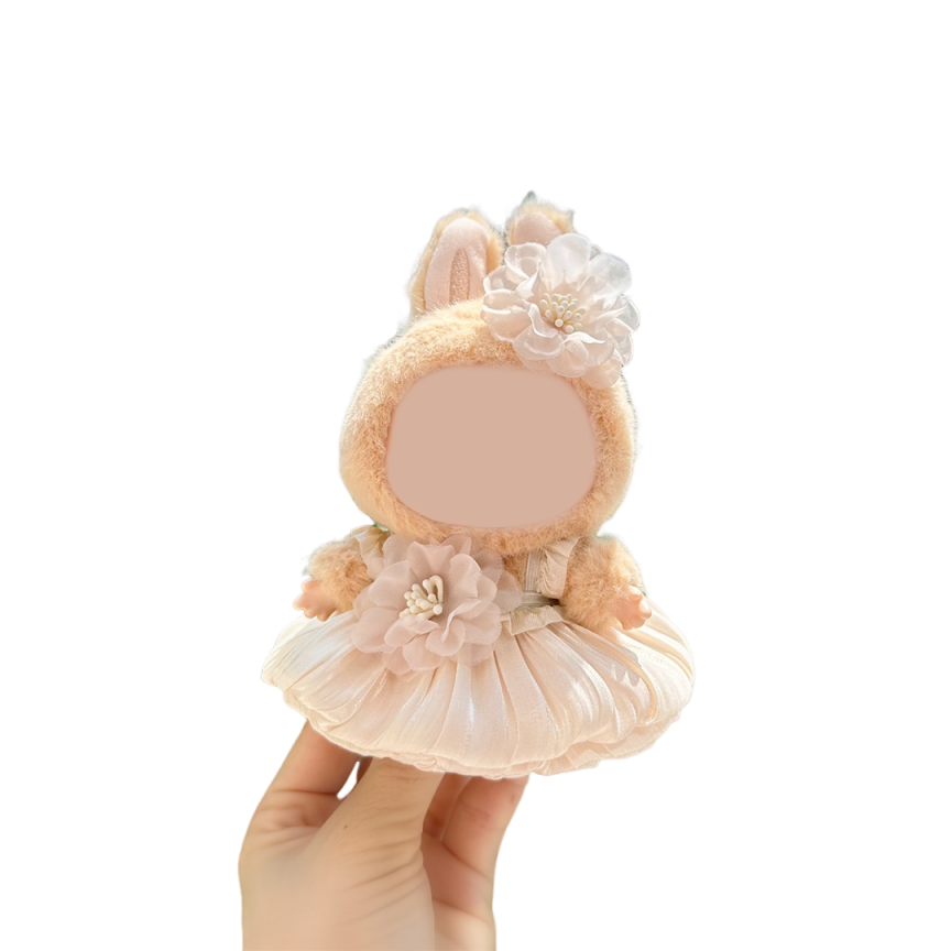 Labubu Clothes for Doll,La bu bu Outfit Doll,Doll Princess Skirt,17cm Doll Clothes Suitable for 17cm la bu bu Dolls Accessories