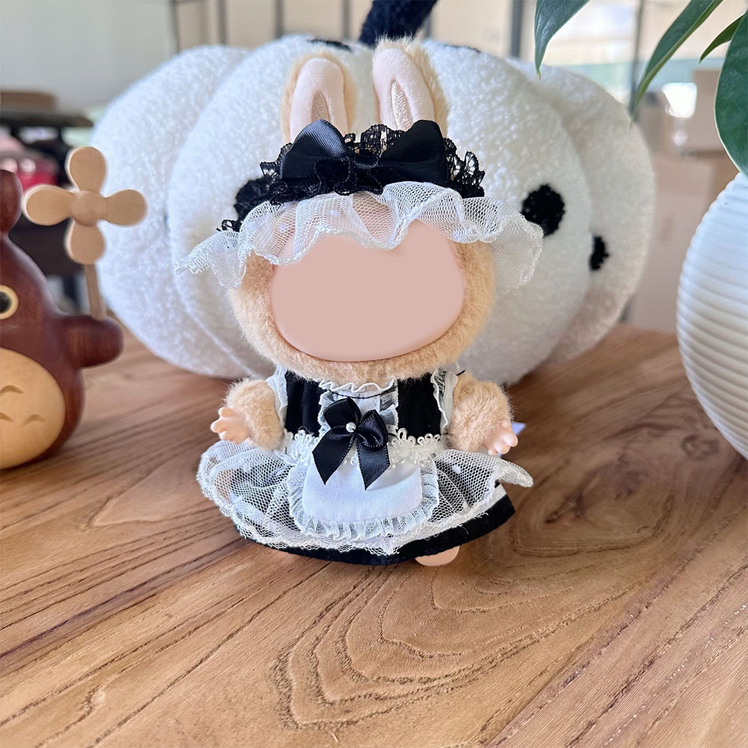 Labubu Clothes for Doll,La bu bu Outfit Doll,Doll Princess Skirt,17cm Doll Clothes Suitable for 17cm la bu bu Dolls Accessories