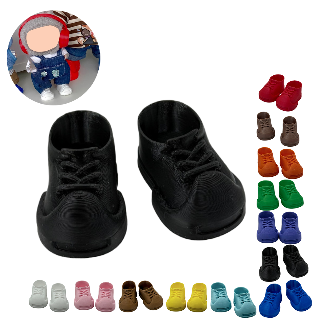17cm Doll Shoes Compatitable,6.7 Inches Cute Doll Shoes Dolls Accessories, Shoes for Plush Doll