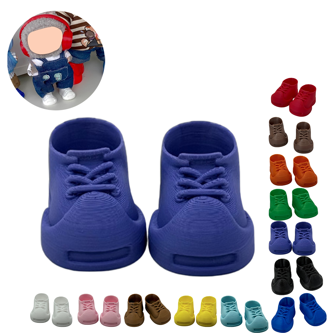 17cm Doll Shoes Compatitable,6.7 Inches Cute Doll Shoes Dolls Accessories, Shoes for Plush Doll