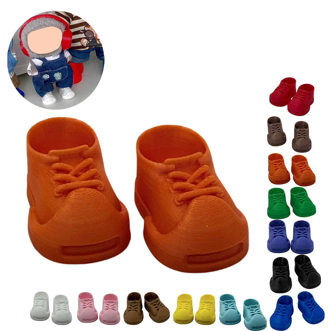 17cm Doll Shoes Compatitable,6.7 Inches Cute Doll Shoes Dolls Accessories, Shoes for Plush Doll