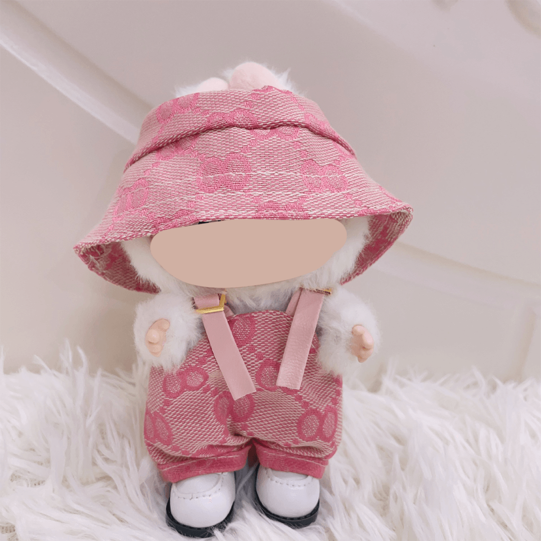 17cm Doll Clothes Compatitable with Labubu,6.7 Inches Cute Doll Clothes Suitable for Labubu Dolls Accessories, Dress Up Clothes for Labubu Plush Doll(NO Doll)