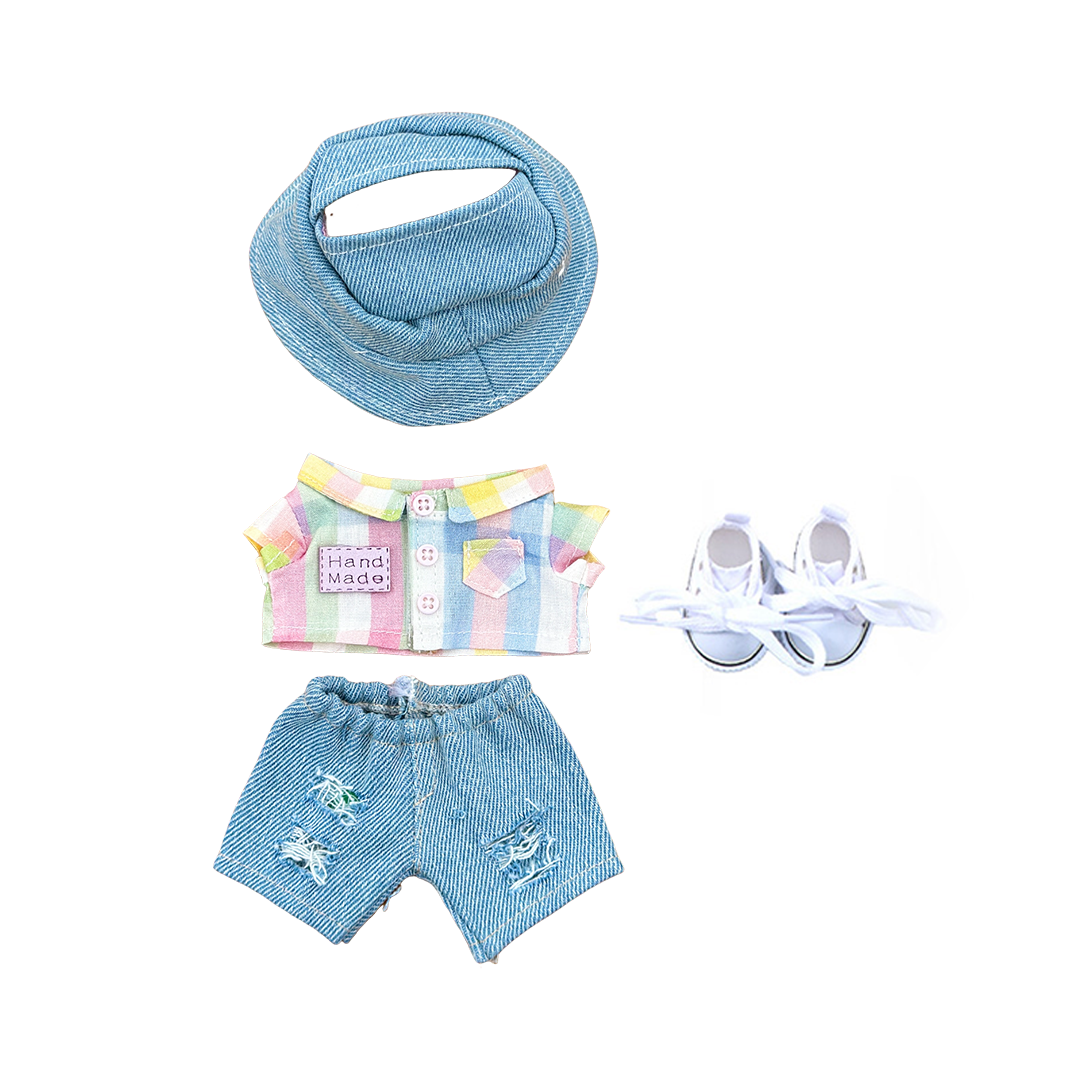 17 cm Doll Clothes - 6.7 Inches Cute Dolls Dress - Premium Fashion Accessories, Luxury Chic Doll Clothes & Style Bundle,Gifts for Lovers