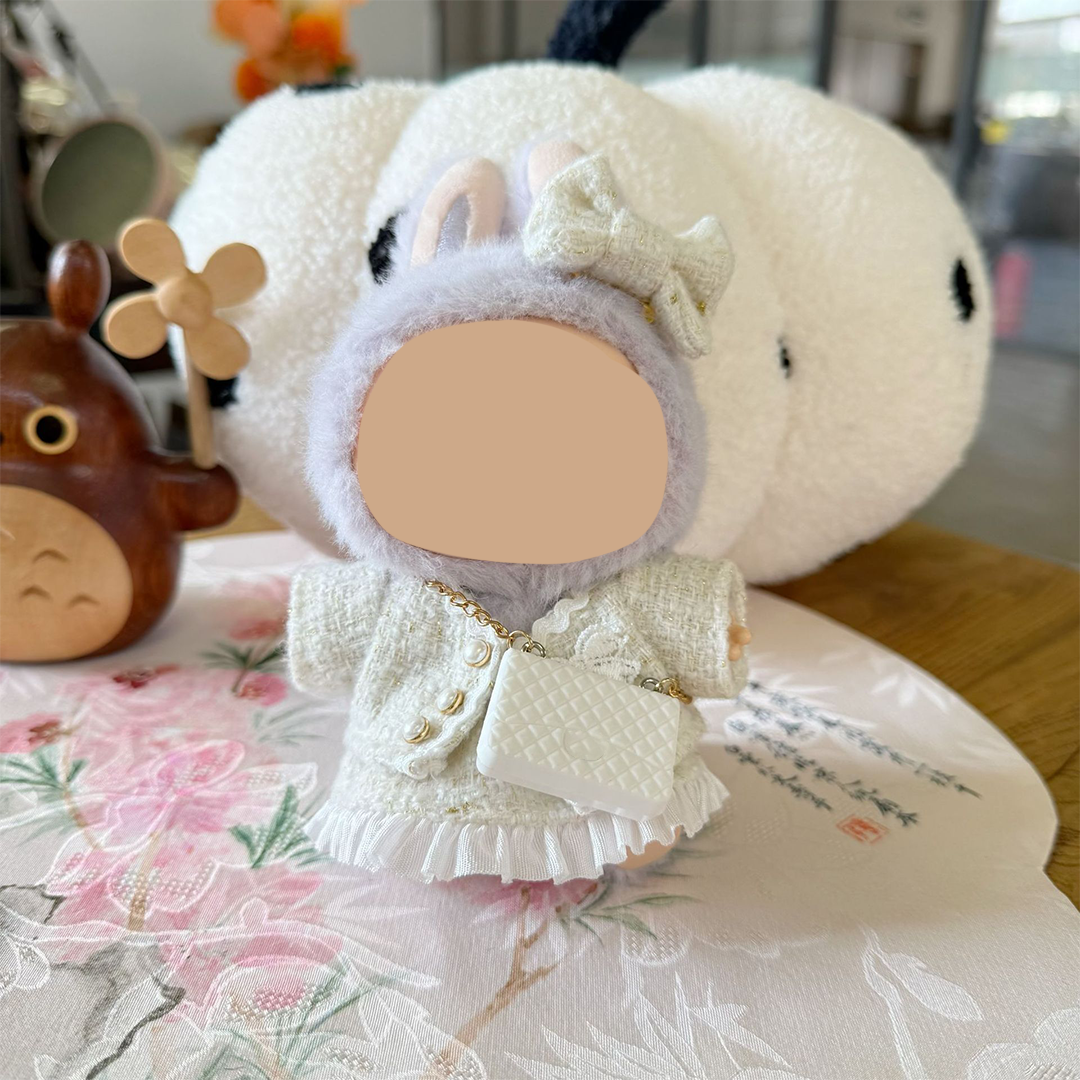 17cm Doll Clothes,6.7 Inches Cute Doll Clothes Suitable for Dolls Accessories, Dress Up Clothes for 17cmPlush Doll(NO Doll)