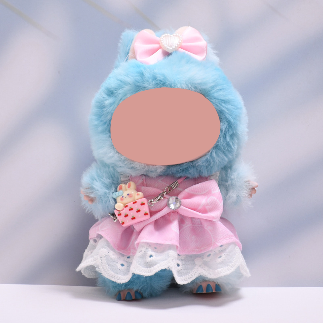 17cm Doll Clothes,6.7 Inches Cute Doll Clothes Suitable for Dolls Accessories, Dress Up Clothes for 17cmPlush Doll(NO Doll)