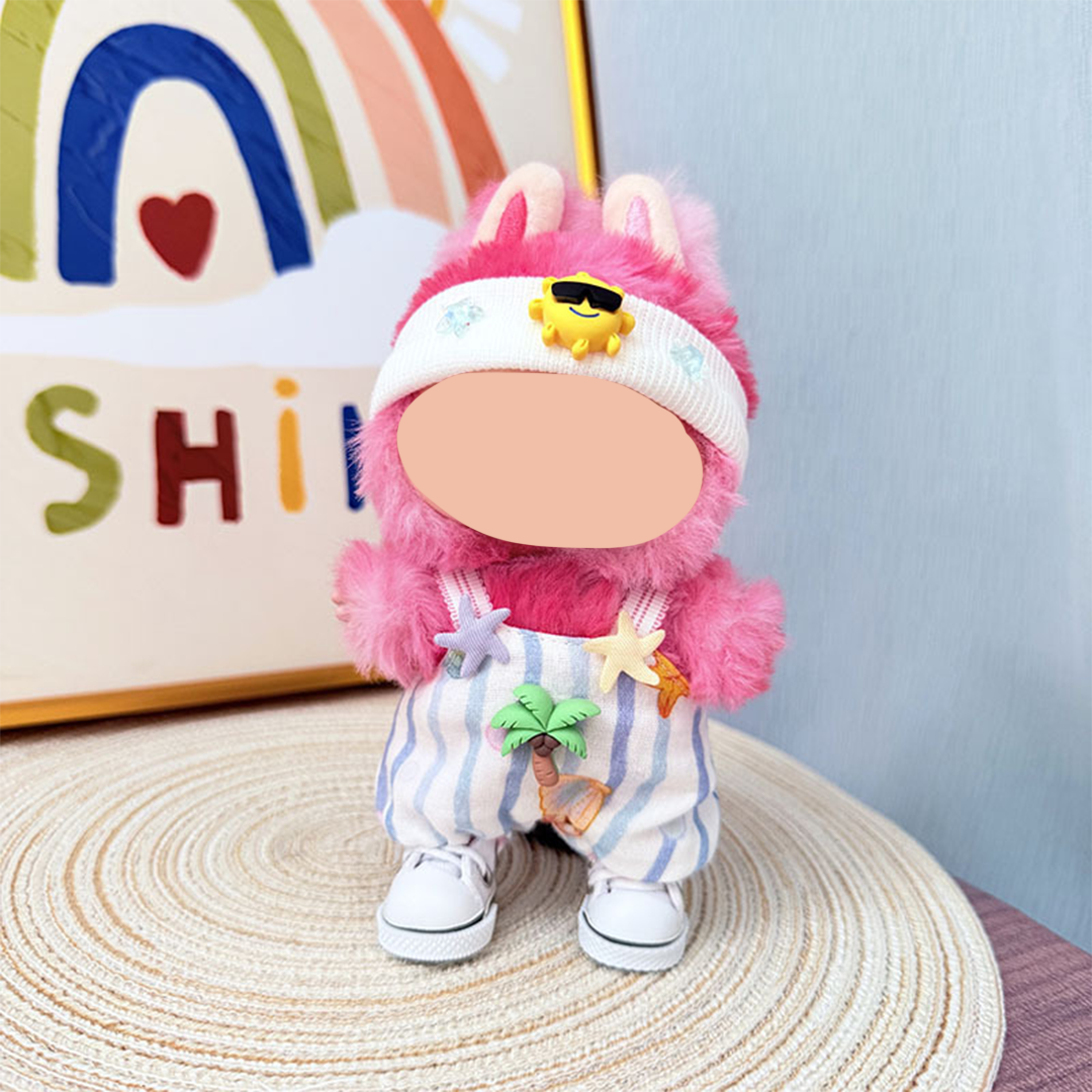 17cm Doll Clothes,6.7 Inches Cute Doll Clothes Suitable for Dolls Accessories, Dress Up Clothes for 17cmPlush Doll(NO Doll)