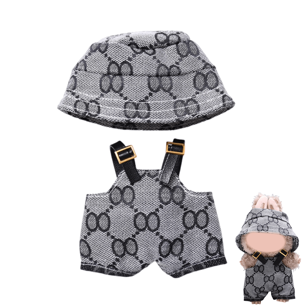 17cm Doll Clothes Compatitable with Labubu,6.7 Inches Cute Doll Clothes Suitable for Labubu Dolls Accessories, Dress Up Clothes for Labubu Plush Doll(NO Doll)