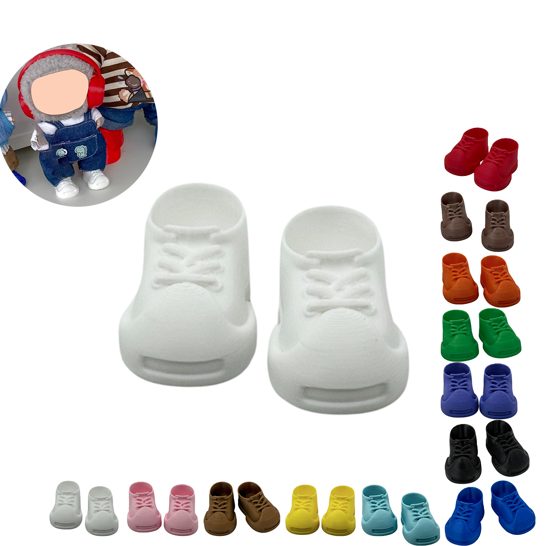 17cm Doll Shoes Compatitable,6.7 Inches Cute Doll Shoes Dolls Accessories, Shoes for Plush Doll