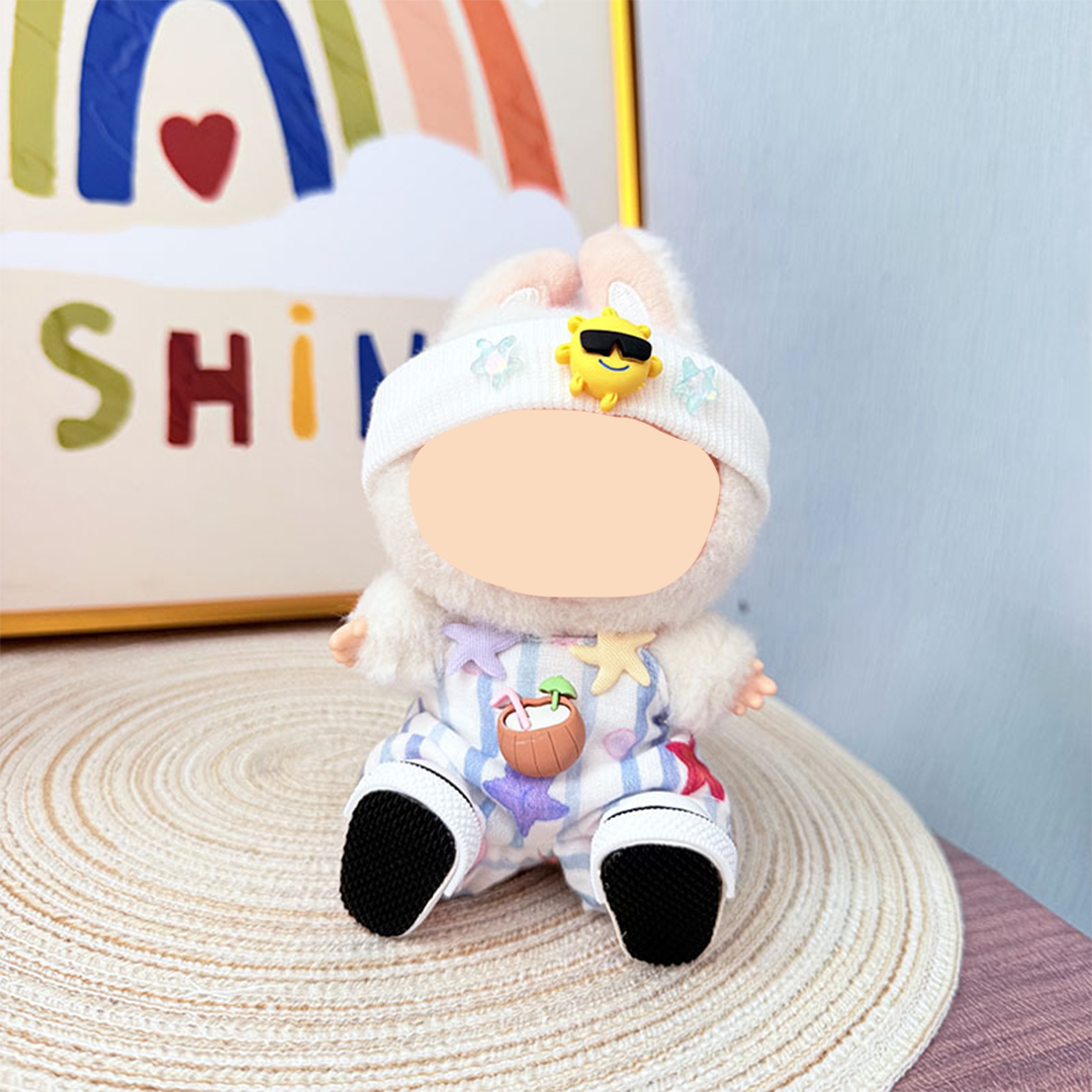 17cm Doll Clothes,6.7 Inches Cute Doll Clothes Suitable for Dolls Accessories, Dress Up Clothes for 17cmPlush Doll(NO Doll)