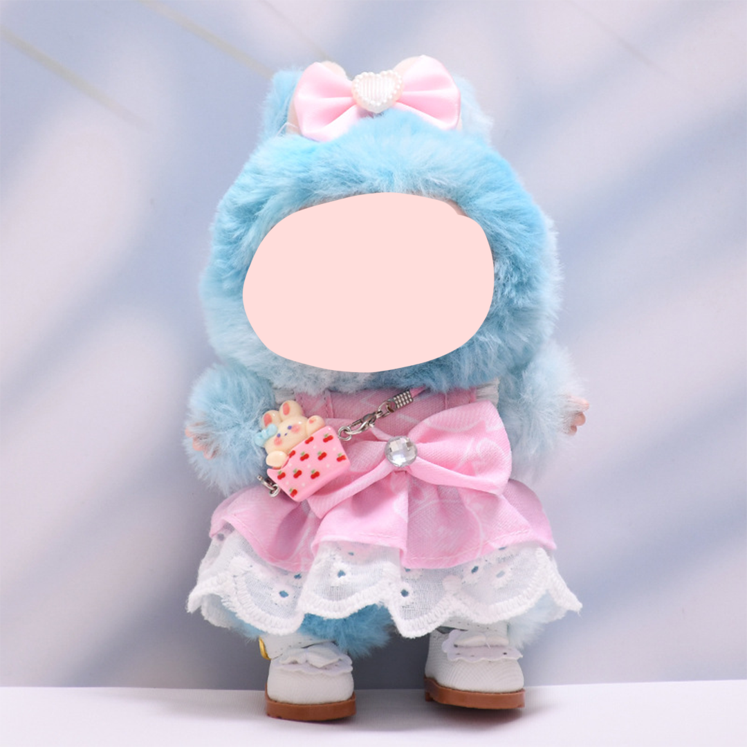 17cm Doll Clothes,6.7 Inches Cute Doll Clothes Suitable for Dolls Accessories, Dress Up Clothes for 17cmPlush Doll(NO Doll)
