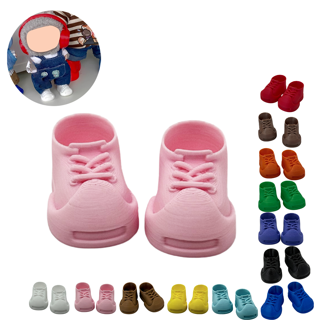 17cm Doll Shoes Compatitable,6.7 Inches Cute Doll Shoes Dolls Accessories, Shoes for Plush Doll