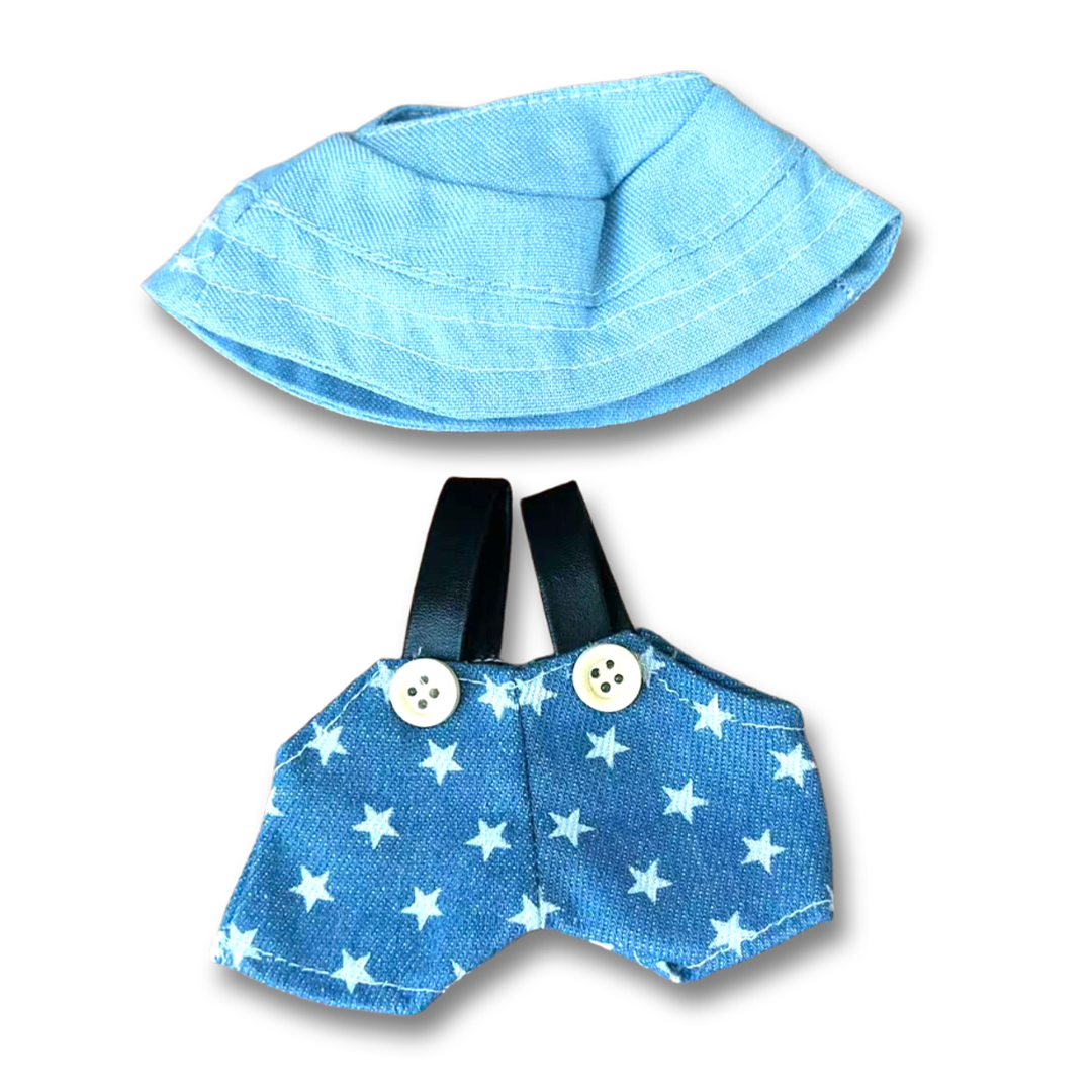 17cm Doll Clothes,6.7 Inches Cute Doll Clothes Suitable for Dolls Accessories, Dress Up Clothes for 17cmPlush Doll(NO Doll)