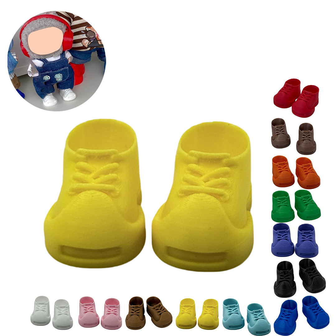 17cm Doll Shoes Compatitable,6.7 Inches Cute Doll Shoes Dolls Accessories, Shoes for Plush Doll