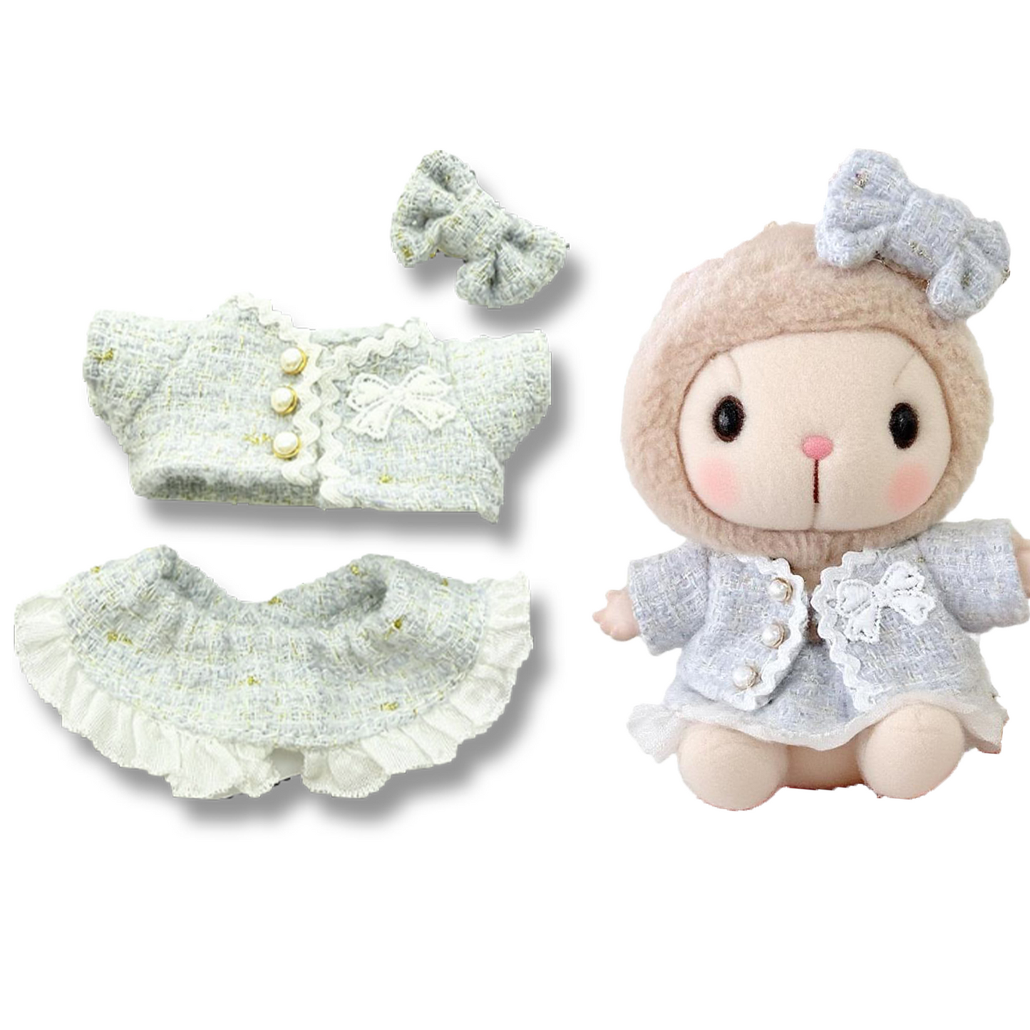 17 cm Doll Clothes - 6.7 Inches Cute Dolls Dress - Premium Fashion Accessories, Luxury Chic Doll Clothes & Style Bundle,Gifts for Lovers