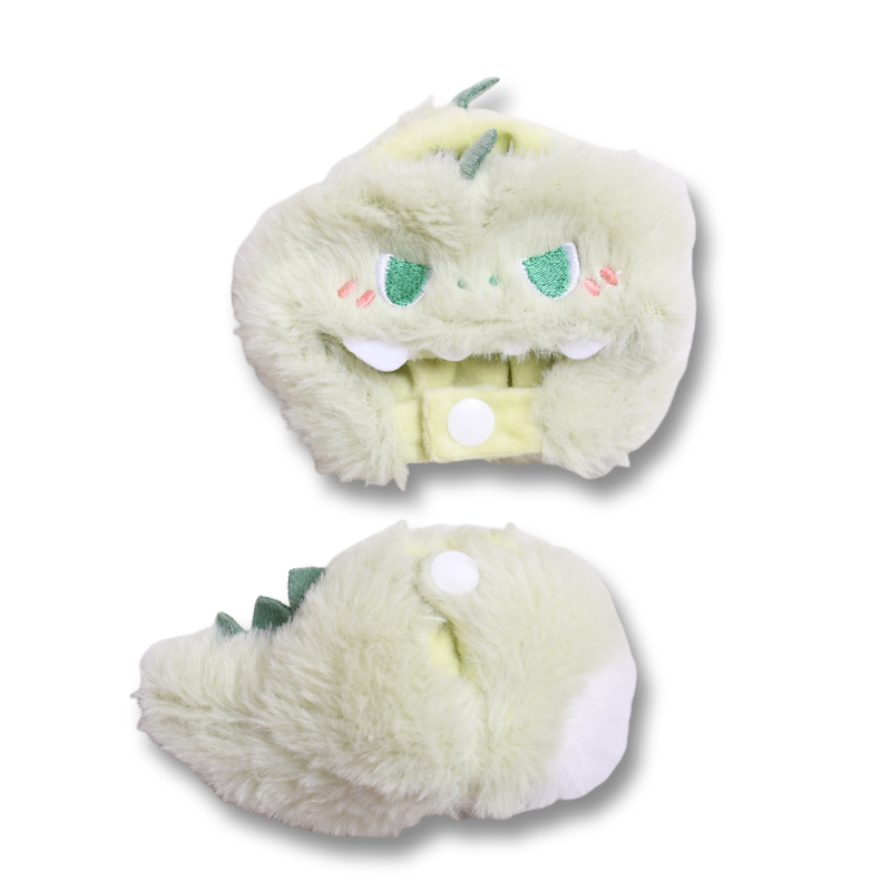 Hand-knitted 17cm doll clothes, 6.7 inch cute doll clothes for doll accessories, 17cm plush doll dress up clothes (without doll)