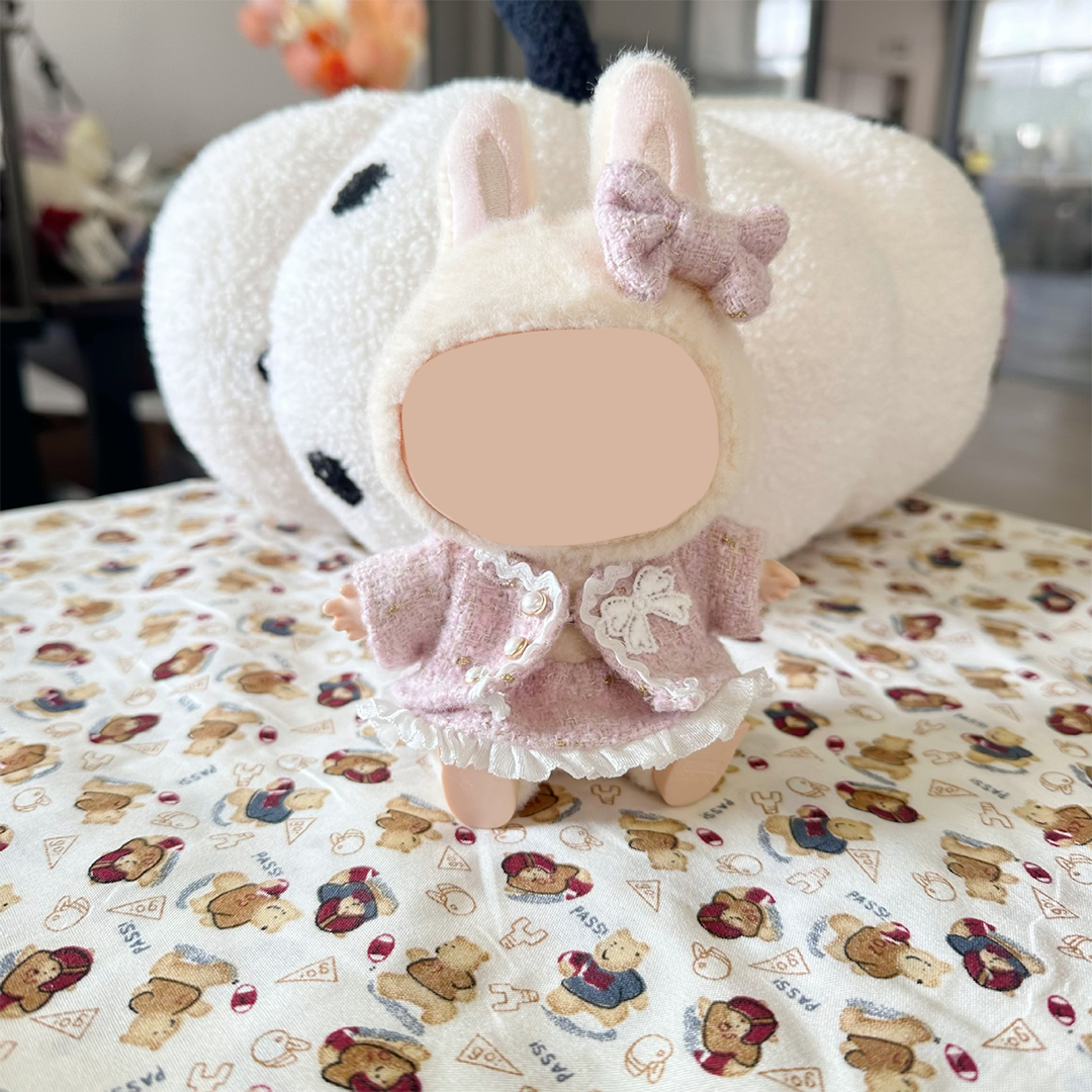 17cm Doll Clothes,6.7 Inches Cute Doll Clothes Suitable for Dolls Accessories, Dress Up Clothes for 17cmPlush Doll(NO Doll)