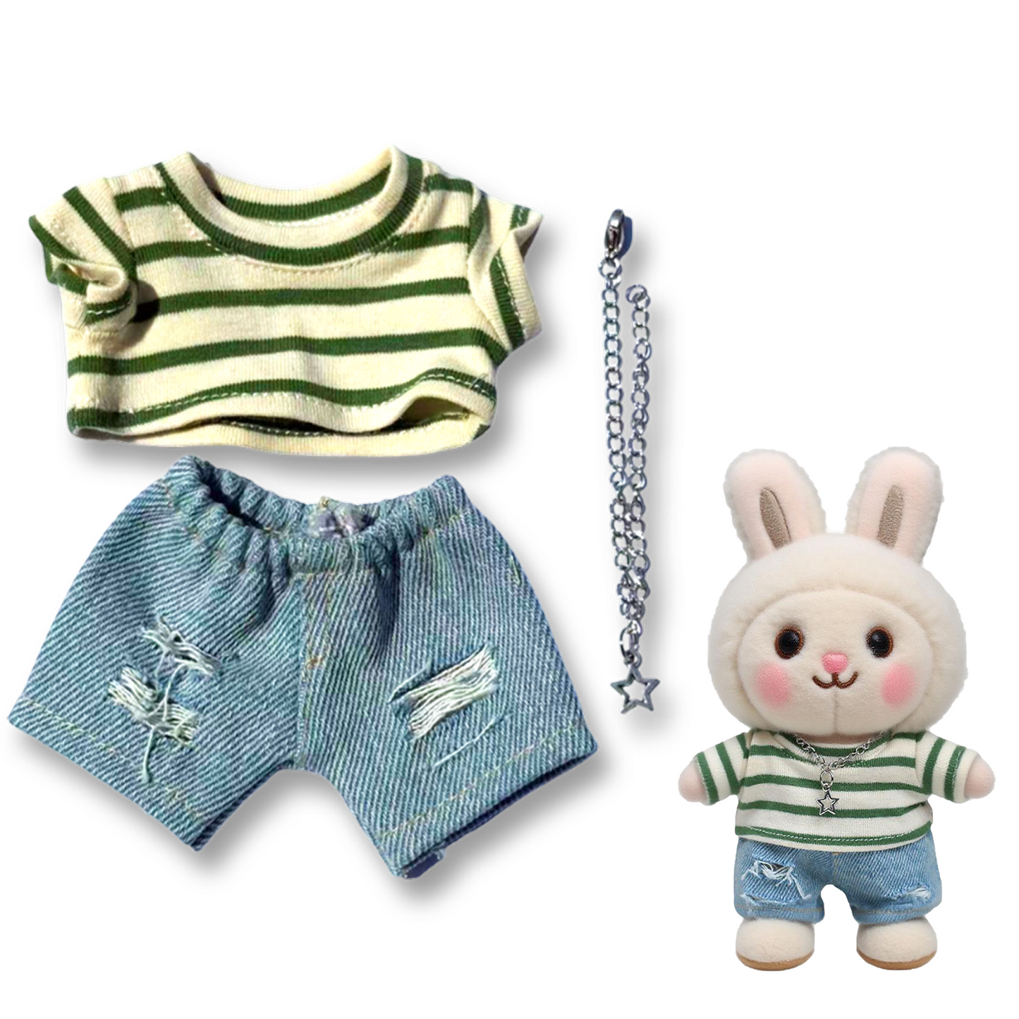 17 cm Doll Clothes - 6.7 Inches Cute Dolls Dress - Premium Fashion Accessories, Luxury Chic Doll Clothes & Style Bundle,Gifts for Lovers