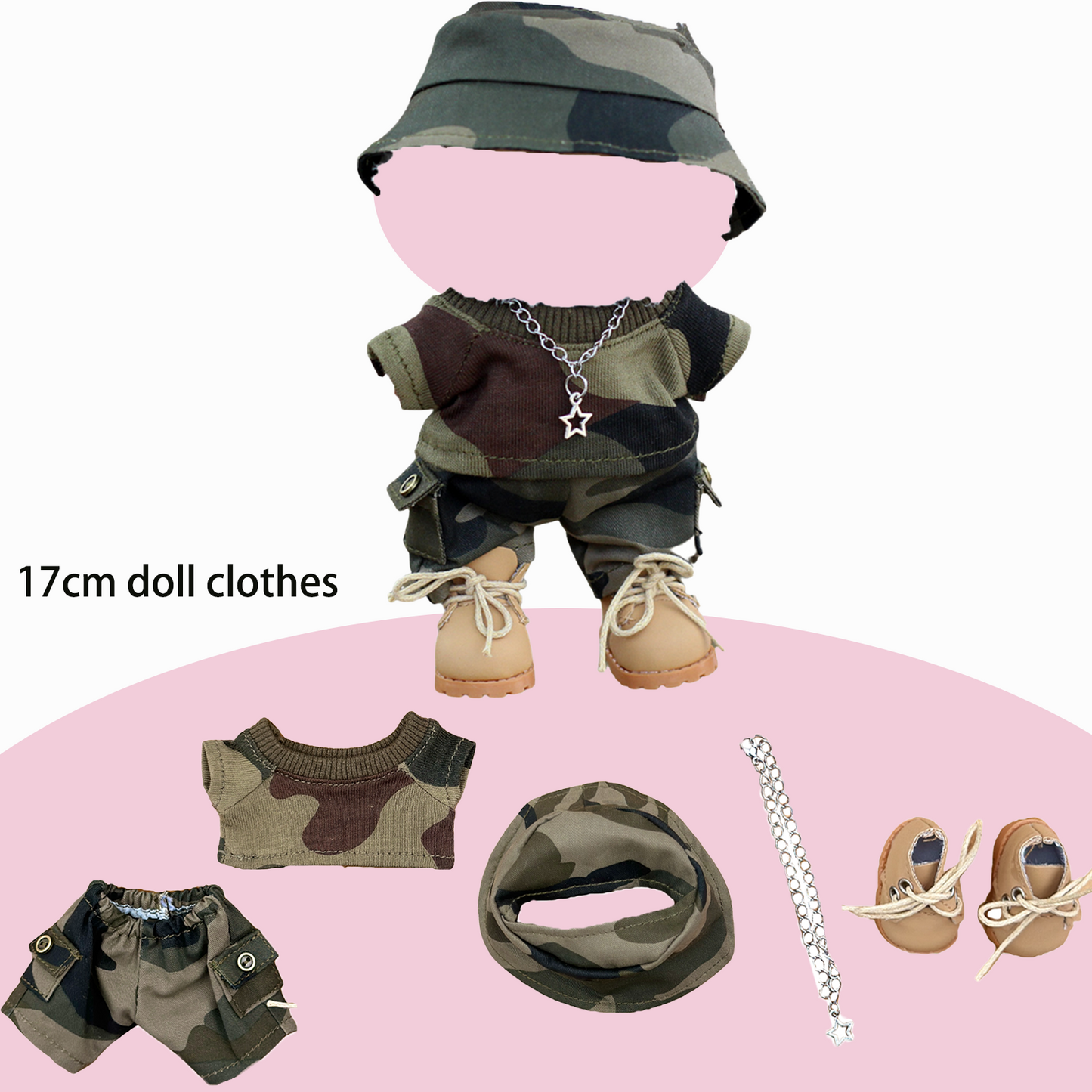 17 cm Doll Clothes - 6.7 Inches Cute Dolls Dress - Premium Fashion Accessories, Luxury Chic Doll Clothes & Style Bundle,Gifts for Lovers