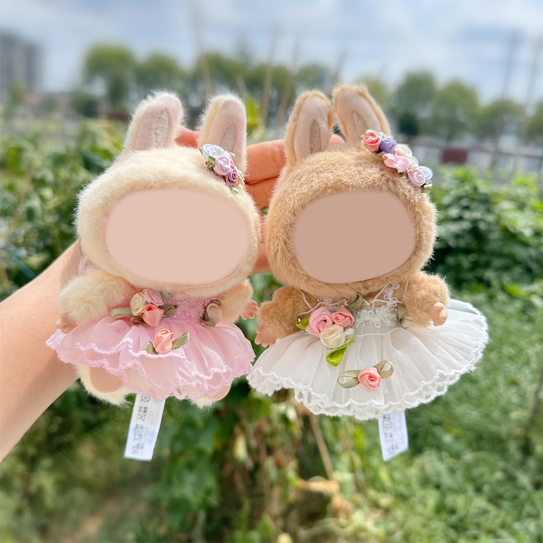 Labubu Clothes for Doll,La bu bu Outfit Doll,Doll Princess Skirt,17cm Doll Clothes Suitable for 17cm la bu bu Dolls Accessories