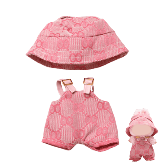 17cm Doll Clothes Compatitable with Labubu,6.7 Inches Cute Doll Clothes Suitable for Labubu Dolls Accessories, Dress Up Clothes for Labubu Plush Doll(NO Doll)