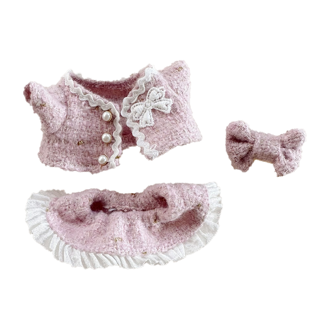 17cm Doll Clothes,6.7 Inches Cute Doll Clothes Suitable for Dolls Accessories, Dress Up Clothes for 17cmPlush Doll(NO Doll)