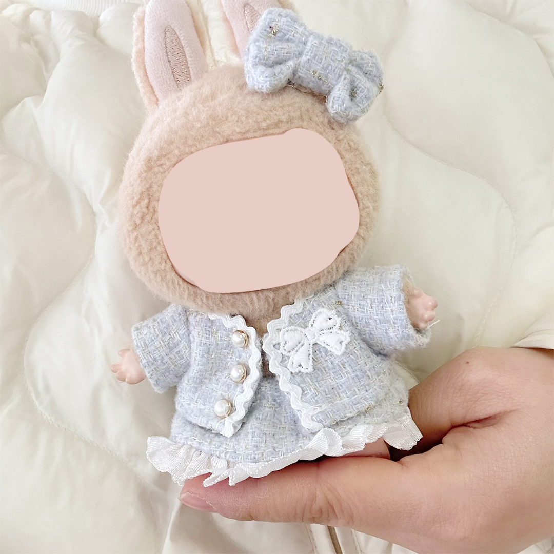 17cm Doll Clothes,6.7 Inches Cute Doll Clothes Suitable for Dolls Accessories, Dress Up Clothes for 17cmPlush Doll(NO Doll)