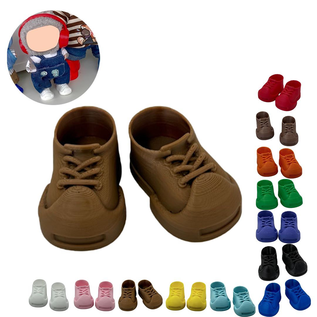 17cm Doll Shoes Compatitable,6.7 Inches Cute Doll Shoes Dolls Accessories, Shoes for Plush Doll