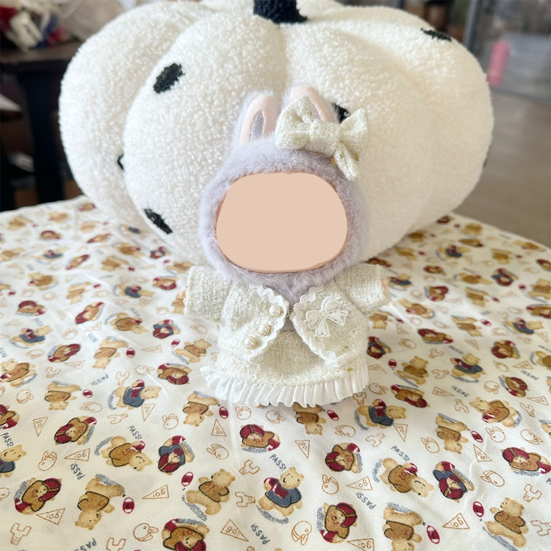 17cm Doll Clothes,6.7 Inches Cute Doll Clothes Suitable for Dolls Accessories, Dress Up Clothes for 17cmPlush Doll(NO Doll)