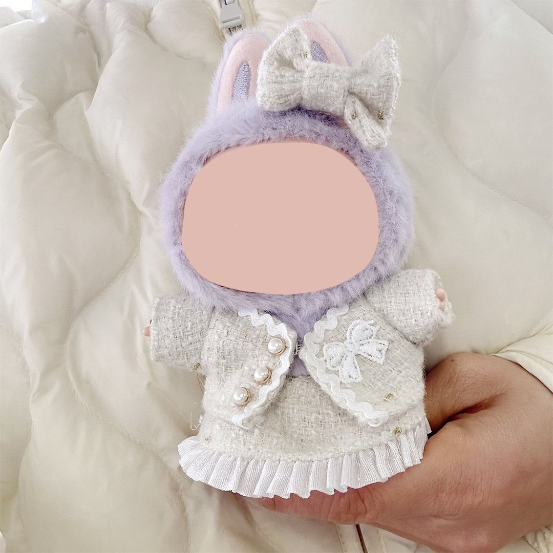 17cm Doll Clothes,6.7 Inches Cute Doll Clothes Suitable for Dolls Accessories, Dress Up Clothes for 17cmPlush Doll(NO Doll)